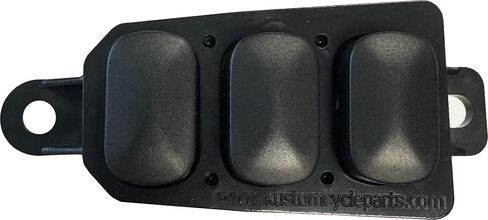 Kustom Cycle Parts Auxillary Switch Panel Kit Compatible with 2014-2023 Harley Davidson Touring Models. Stock Look Buttons. (Three Latching Buttons) in Saudi Arabia