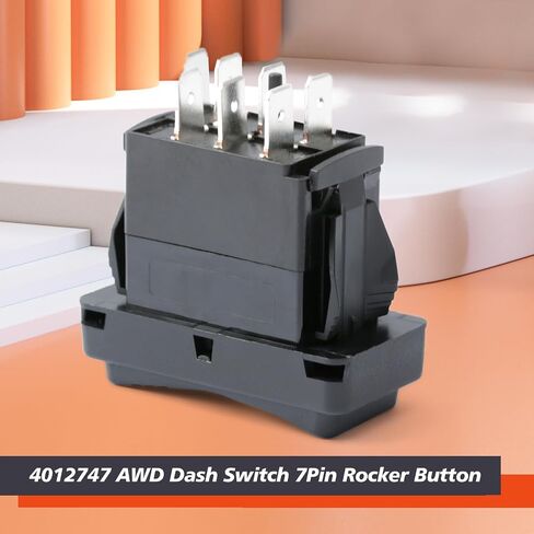 4012747 AWD Dash Switch 7Pin Rocker Button Replacement for Polaris for Ranger 400 500 570 800 900 1000 for XP 900 for XP 800 for Crew for Brutus All Wheel Drive Switch in Saudi Arabia