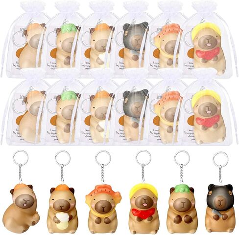 Squishy Stress Relief Keychain with Positive Cards Employee Appreciation Gifts Back to School Gifts for Students in Kuwait