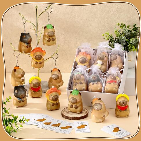 Squishy Stress Relief Keychain with Positive Cards Employee Appreciation Gifts Back to School Gifts for Students in Kuwait