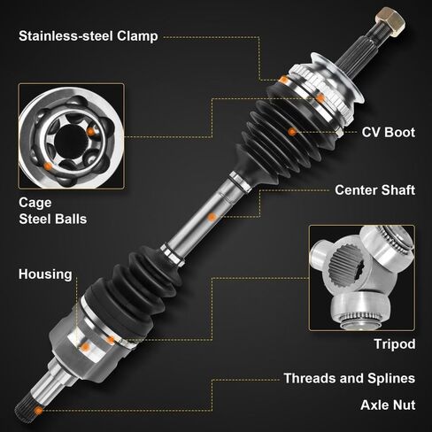 CV Axle Shaft Assembly Front Left for Volkswagen Beetle 2003 2004-2008 1.8L 2.0L in Saudi Arabia