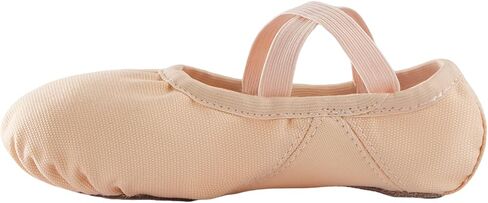 missfiona Girls Pink Ballet Shoes Toddler Canvas Ballet Slippers Dance Shoes for Boys/Little Kid/Big Kid/Women in Kuwait