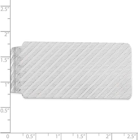Solid 925 Sterling Silver Rhodium-Plated Money Clip in Saudi Arabia
