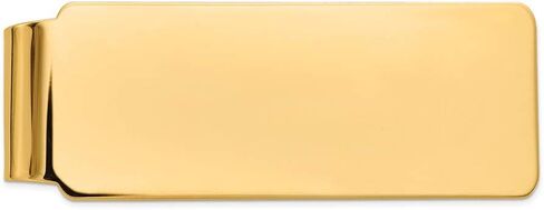 Solid 14K Yellow Gold Money Clip in Saudi Arabia