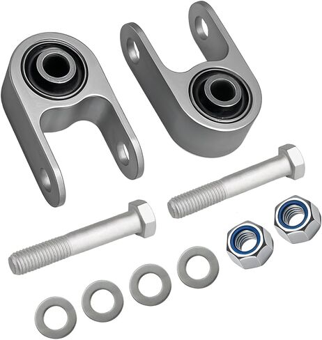 Upgrade Stainless Steel 2-4" Rear Shock Extensions Compatible with Chevy Silverado 1500 2WD/4WD 1999-2024, GMC Sierra 1500 2WD/4WD 1999-2024, Tahoe Suburban Yukon Escalade, Rear Lift Leveling Kits in Saudi Arabia