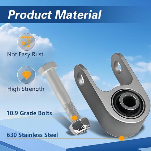 Upgrade Stainless Steel 2-4" Rear Shock Extensions Compatible with Chevy Silverado 1500 2WD/4WD 1999-2024, GMC Sierra 1500 2WD/4WD 1999-2024, Tahoe Suburban Yukon Escalade, Rear Lift Leveling Kits in Saudi Arabia
