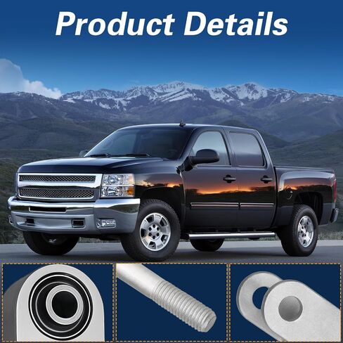 Upgrade Stainless Steel 2-4" Rear Shock Extensions Compatible with Chevy Silverado 1500 2WD/4WD 1999-2024, GMC Sierra 1500 2WD/4WD 1999-2024, Tahoe Suburban Yukon Escalade, Rear Lift Leveling Kits in Saudi Arabia
