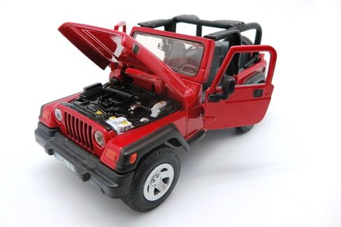 Siku 4870, Jeep Wrangler Off-Road Vehicle, 1:32, Metal/Plastic, Red, Ackermann Steering in Saudi Arabia