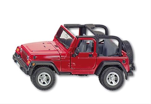 Siku 4870, Jeep Wrangler Off-Road Vehicle, 1:32, Metal/Plastic, Red, Ackermann Steering in Saudi Arabia