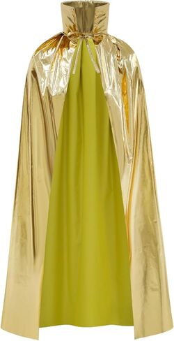 TOONRAIN Adult Cloak Men Women Golden Halloween Dress up Costume Foil Stamping Strap Cape in Saudi Arabia