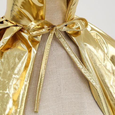 TOONRAIN Adult Cloak Men Women Golden Halloween Dress up Costume Foil Stamping Strap Cape in Saudi Arabia
