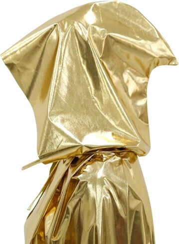 TOONRAIN Adult Cloak Men Women Golden Halloween Dress up Costume Foil Stamping Strap Cape in Saudi Arabia