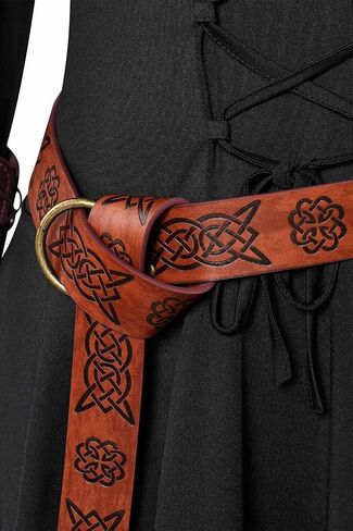 5 Pcs Women Renaissance Hood Dress Set Medieval Costume for Casual Wear Cosplay in Kuwait