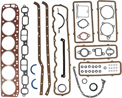 مجموعة حشية كاملة | متوافق مع GM/Chevrolet | 68-70 3.8L/230 و 68-79 4.1L/250 و 68-89 4.8L/292 مع RMS المتأخر in Kuwait