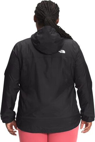سترة أنتورا النسائية المقاومة للماء من THE NORTH FACE (مقاس قياسي وحجم كبير)، أسود أرجواني، 3X Plus in Saudi Arabia