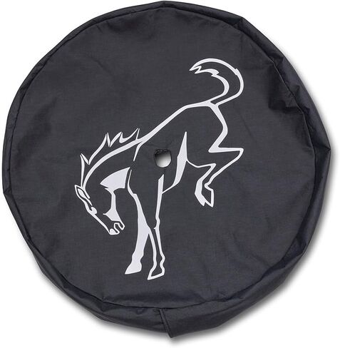 2021+ Ford Bronco OEM Abstract Bucking Bronco 35" Spare Wheel Tire Cover R2DZ-9945026-E in Saudi Arabia