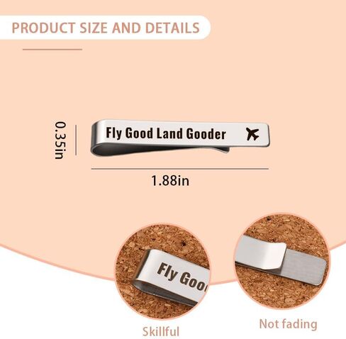 Metal Tie Clips for Men Birthday Gifts for Dad Grandpa Husband Engraved Tie Clip for Men in Saudi Arabia