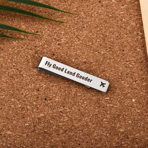 Metal Tie Clips for Men Birthday Gifts for Dad Grandpa Husband Engraved Tie Clip for Men in Saudi Arabia