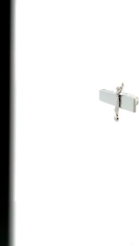 J79 Angel Moroni Tie Bar سبيكة الفضة والذهبية المورمون لحظة واحدة في الوقت LDS CTR in Kuwait