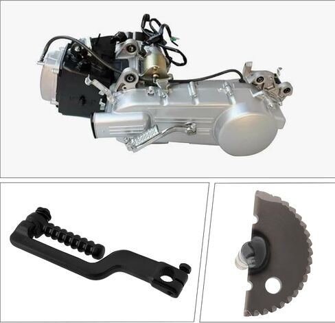 1 مجموعة دراجة نارية START GEAR GEAR ANDELL ANDELLENTERNING TELLEMBLY متوافقة مع REX RS 450 50 4T مع Baotian لـ 50CC GY6 139QMB Motors Scooter in Kuwait
