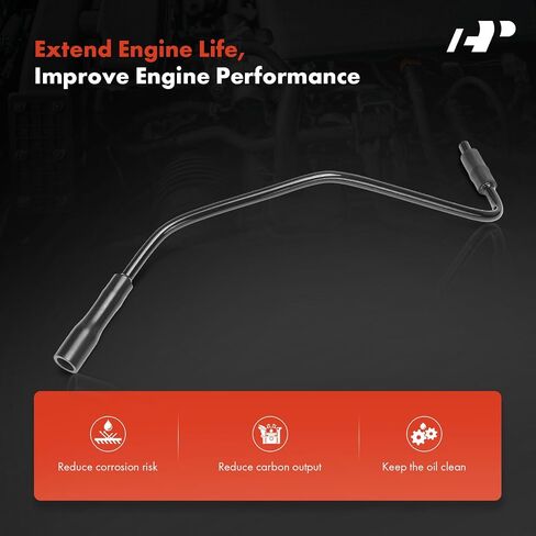 A-Premium Engine Crank Crank Hose متوافق مع Jeep Wrangler 1997-2004 ، Cherokee 1997-1998 ، Grand Cherokee 1997-2004 ، 4.0L in Saudi Arabia