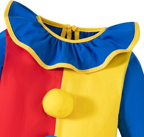 LATOBREATH Baby Boy Halloween Clown Costume Funny Kids Jumpsuits Bodysuit Toddlers With Hat in Saudi Arabia