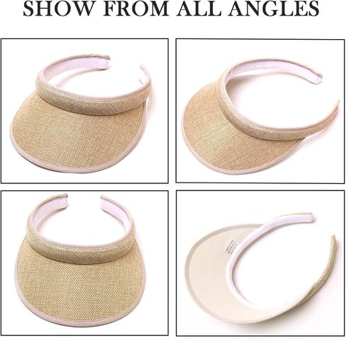 Sun Visor Hats Men Women Summer Beach Cap Sport Visors for Tennis Volleyball Running Jogging Cycling Fishing in Saudi Arabia