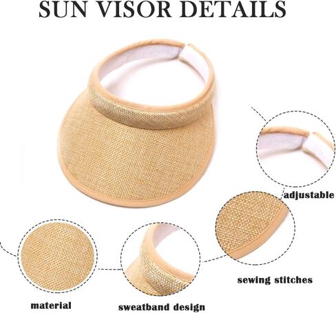 Sun Visor Hats Men Women Summer Beach Cap Sport Visors for Tennis Volleyball Running Jogging Cycling Fishing in Saudi Arabia