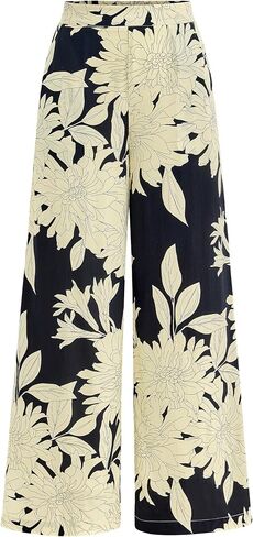 BTFBM Womens Wide Leg Summer Pants 2025 Boho Beach Vacation Weist Pertic Palazzo Pant Pockets in Saudi Arabia