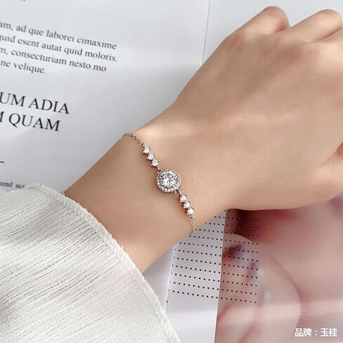 Refined S925 Silver 1 Carat D-Color Diamond Bangle, Adjustable Exquisite Elegance, Great Birthday or Holiday Gift for Her in Saudi Arabia