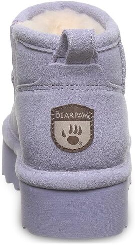 Bearpaw Retro Shorty Youth Boot | شباب الحذاء في الكاحل | زلة الشباب على الحذاء | الحذاء الشتوي مريح in Kuwait