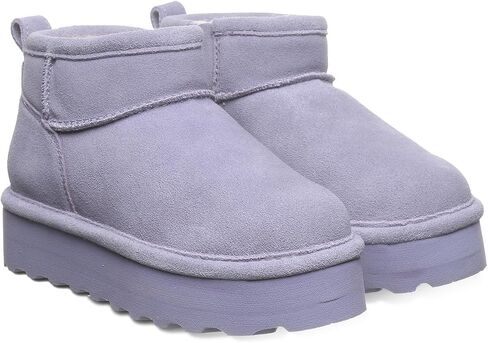 Bearpaw Retro Shorty Youth Boot | شباب الحذاء في الكاحل | زلة الشباب على الحذاء | الحذاء الشتوي مريح in Kuwait