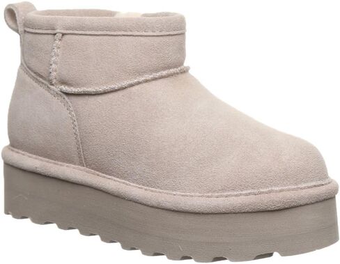 Bearpaw Retro Shorty Youth Boot | شباب الحذاء في الكاحل | زلة الشباب على الحذاء | الحذاء الشتوي مريح in Kuwait