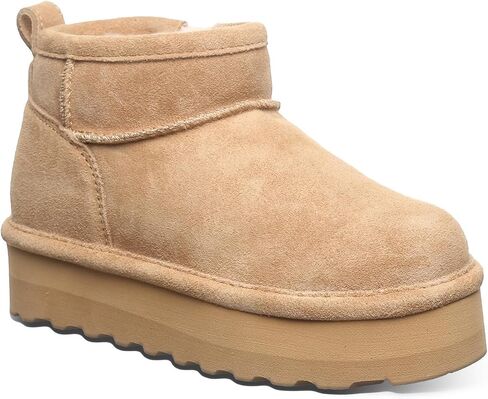 Bearpaw Retro Shorty Youth Boot | شباب الحذاء في الكاحل | زلة الشباب على الحذاء | الحذاء الشتوي مريح in Saudi Arabia