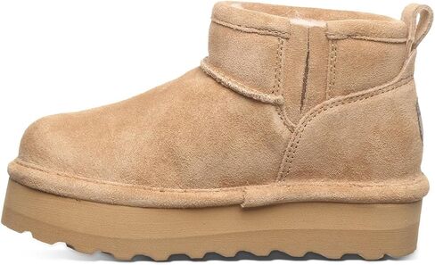 Bearpaw Retro Shorty Youth Boot | شباب الحذاء في الكاحل | زلة الشباب على الحذاء | الحذاء الشتوي مريح in Saudi Arabia