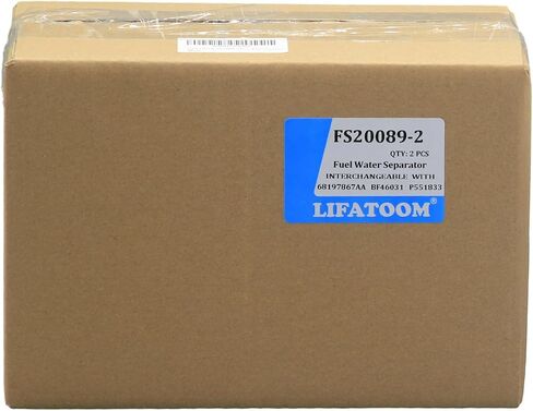 FS20089-2 حزمة مرشح فاصل مياه الوقود يحل محل 68197867AB FS20089 WF10112 PS11937 in Kuwait