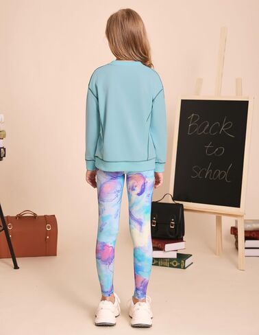 GRACE KARIN Girls Sweatshirt Leggings Set 6-14Y Fall Athletic Outfit Teen Fashion Clothes Set in Saudi Arabia