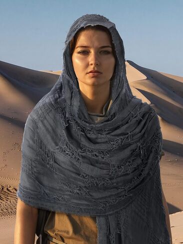 لف شال المغطى بالملابس الرملية مع بروش فايكنغ ، وشاح المارق عصر النهضة في العصور الوسطى cosplay إكسسوارات كيب in Kuwait