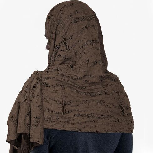 Cosrea Cloak with Hood Desert Wasteland Shawl Hooded with Viking Brooch Medieval Cowl Renaissance Cloak Accessories in Kuwait