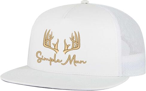 Goozler Simple Man Outdoors للجنسين القابلة للتعديل القابلة للتعديل قبعة المطرزة قبعة الصيد النسائية الصيد in Saudi Arabia
