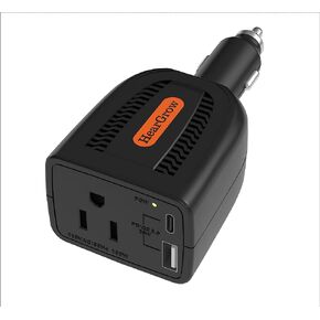 100w Car Power Inverter，ac pd 3.0， Fast Charging (Black) in Saudi Arabia