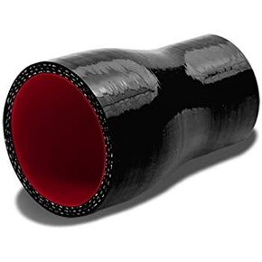 Auto Dynasty 1 inch To 1.25 inches Straight Turbo/Intercooler/Intake Piping Coupler Reducer Silicone Hose (Black) in Saudi Arabia