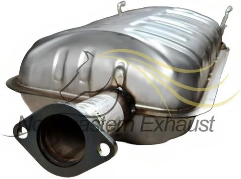 Resonator Tail Pipe fits Kia Sorento 2008-2009 3.3L, 2007-2009 3.8L | 409 Stainless Steel | Northeastern Exhaust | Free Gasket in Kuwait
