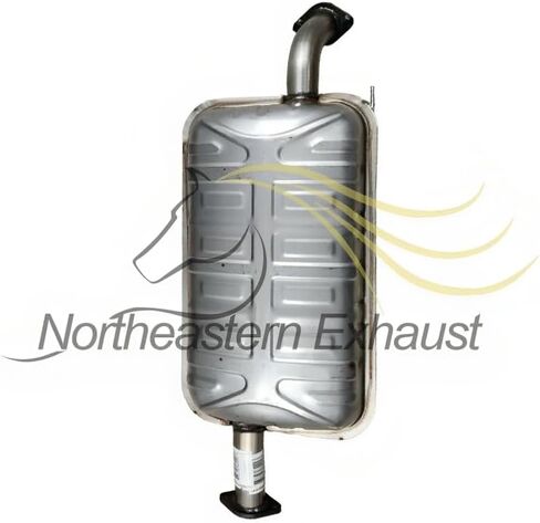 Resonator Tail Pipe fits Kia Sorento 2008-2009 3.3L, 2007-2009 3.8L | 409 Stainless Steel | Northeastern Exhaust | Free Gasket in Kuwait