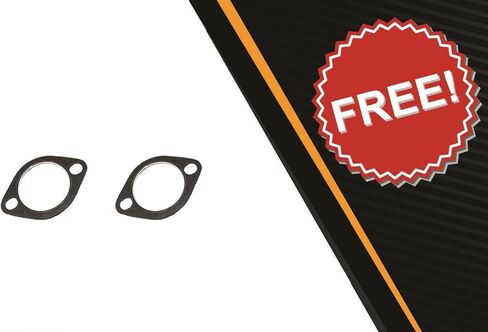 Resonator Tail Pipe fits Kia Sorento 2008-2009 3.3L, 2007-2009 3.8L | 409 Stainless Steel | Northeastern Exhaust | Free Gasket in Kuwait