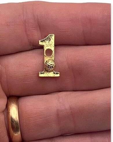 stockpins gold hole في دبوس من طية صدرية - دبوس غولف مثالي للسترات والقبعات وحقائب الظهر - هدية مثالية لاعبي الغولف وعشاق الرياضة in Kuwait
