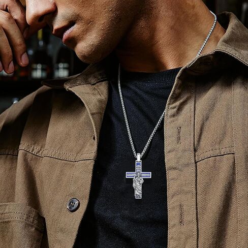 St Dymphna Necklace for Men Women,925 Sterling Silver St Dymphna Necklace Religious Protector Amulet St Dymphna Medal Jewelry Catholic Gife for Men Women in Kuwait