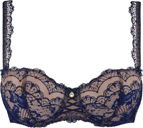 Aubade Women's Soleil Nocturne Half-Cup Bra, Gala, 34D in Saudi Arabia