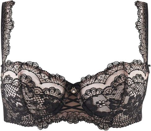 Aubade Women's Soleil Nocturne Half-Cup Bra, Gala, 34D in Saudi Arabia