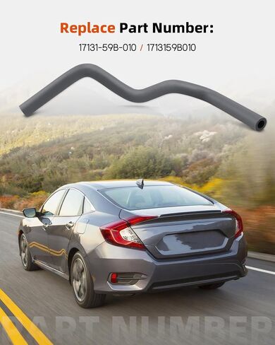 17131-59B-010 Tube PCV Fits for Honda Civic 2016-2022 CR-V 2017-2022 Accord 2018-2021, PCV Hose Tube, Replacement 1713159B010 in Saudi Arabia